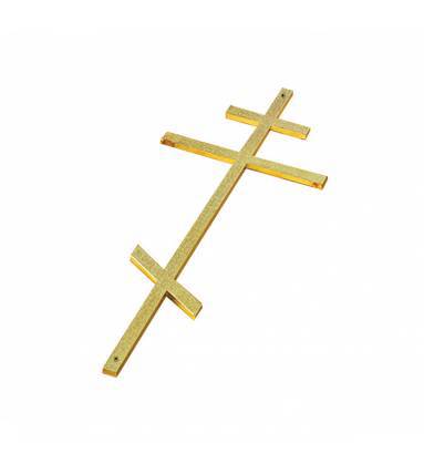 Крест на гроб "Металл бронза"