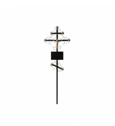 Крест металлический "Вензеля"