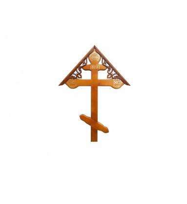 Крест дуб Фигурный с крышкой