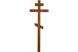 Крест на могилу деревянный дуб Резной