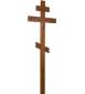 Крест на могилу деревянный дуб Резной